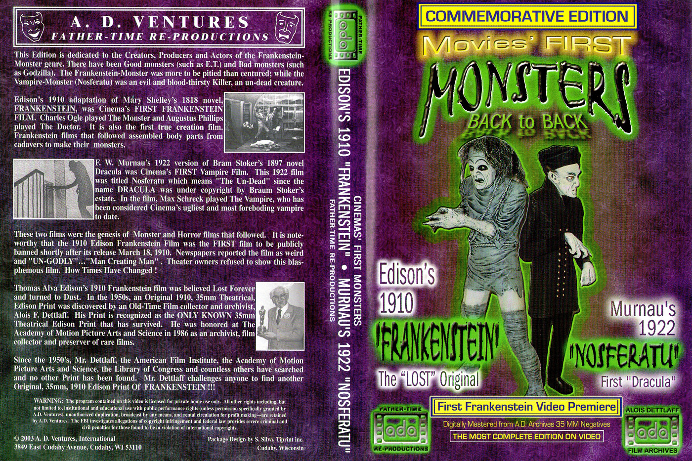 Frankenstein (1910) DVD